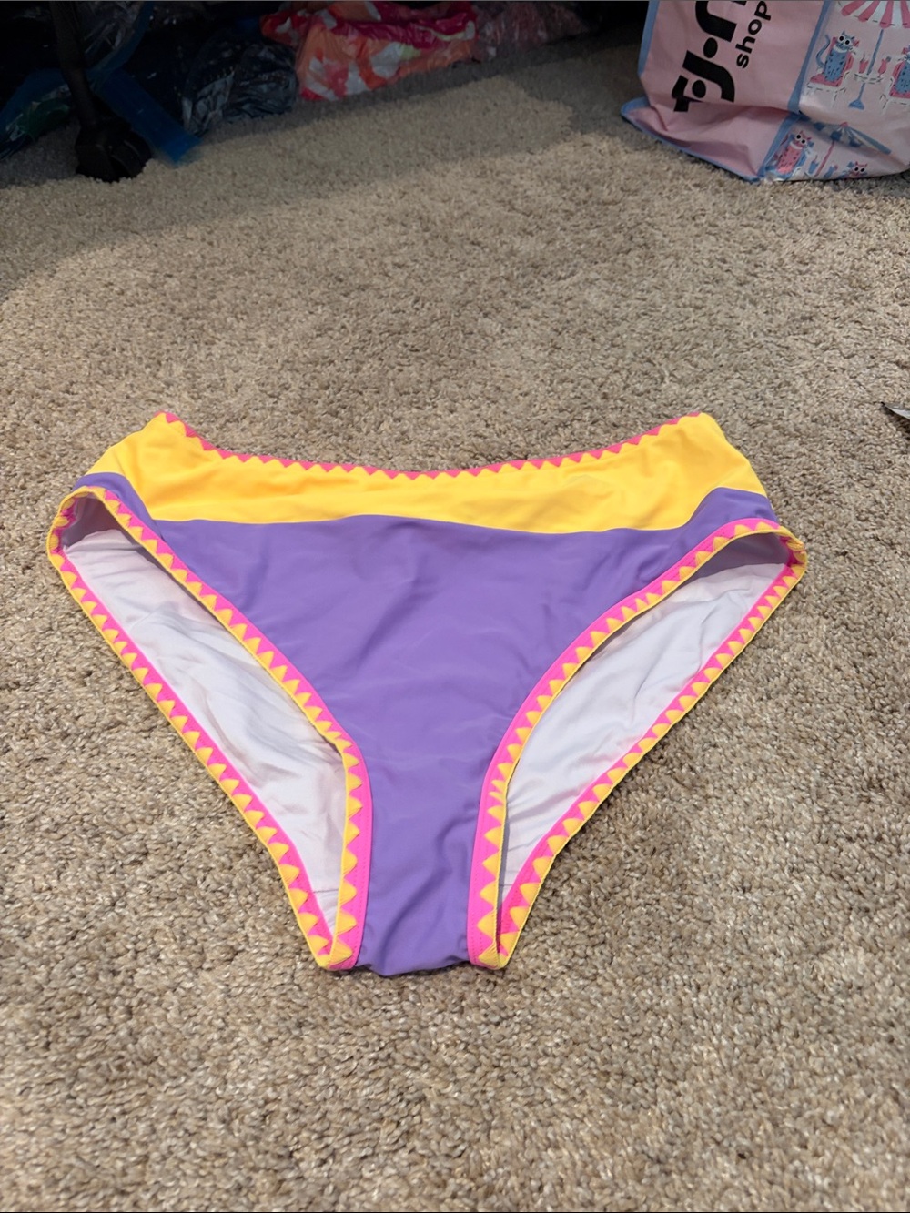 Popvil purple bikini bottom